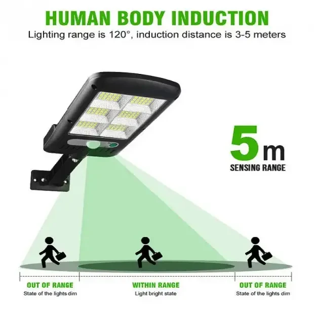 Уличный фонарь на столб с пультом на солнечных батареях Solar Light 6COB