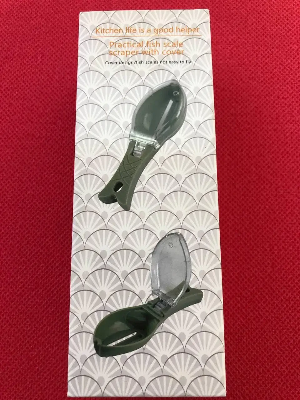 Рыбочистка, прибор для чистки рыбы Fish Scale Scraper with Cover