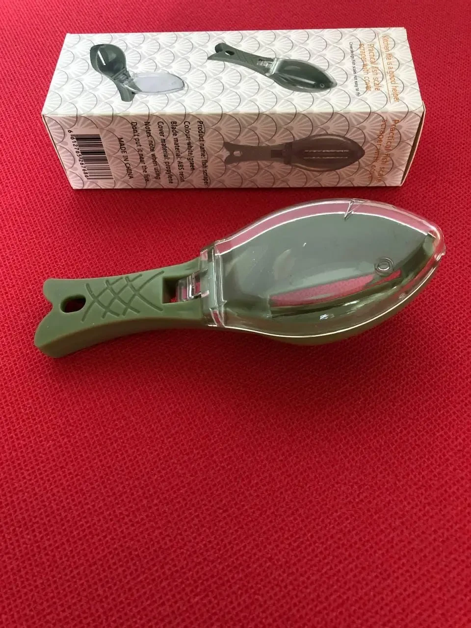 Рыбочистка, прибор для чистки рыбы Fish Scale Scraper with Cover