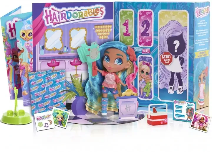 Игрушка кукла Hairdorables Dolls серия 3 с аксессуарами Кукла в коробке кукла с длинными волосами