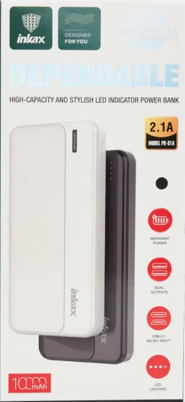 Повербанк Power Bank Inkax PB-01A 10000mAh