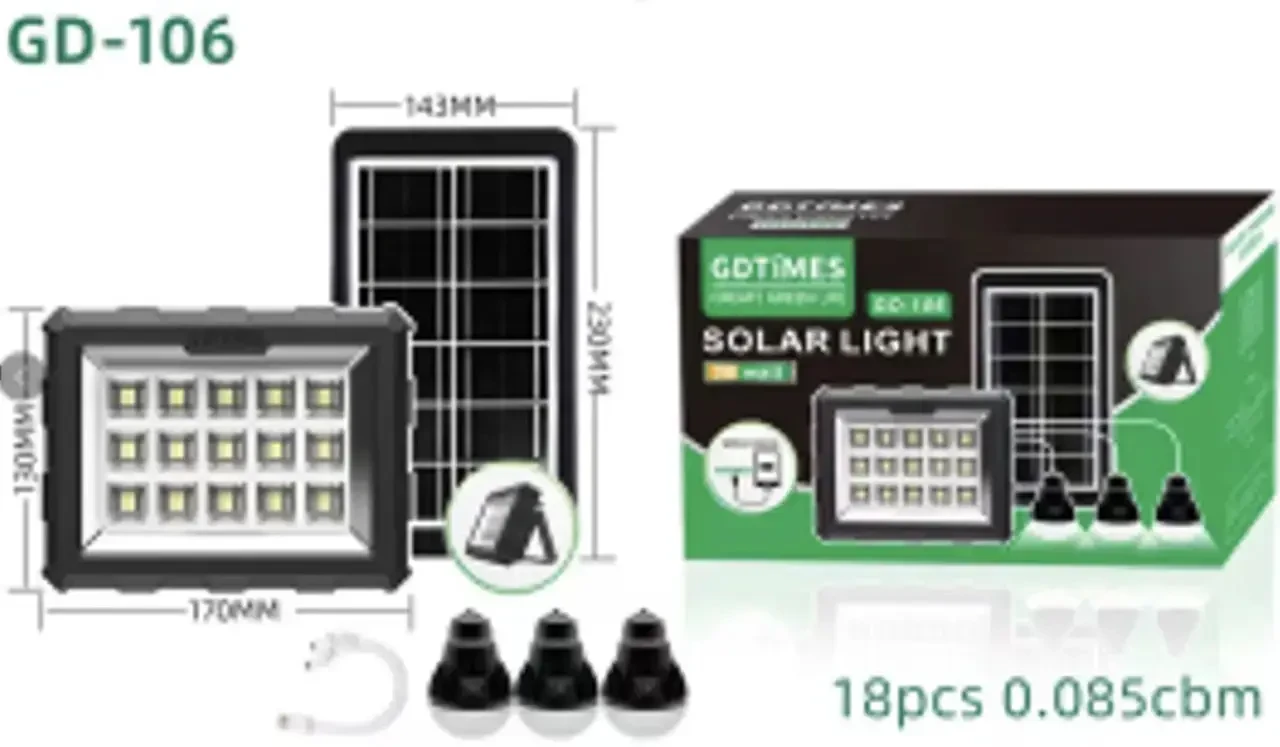 Переносная солнечная станция GDTIMES GD-106