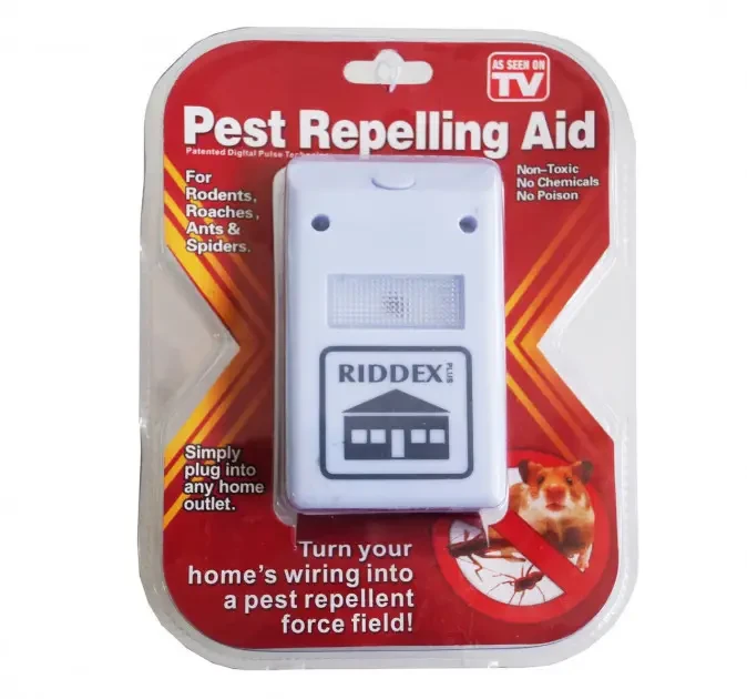 Ультразвуковий відлякувач шкідників PEST REPELLING AID 1818