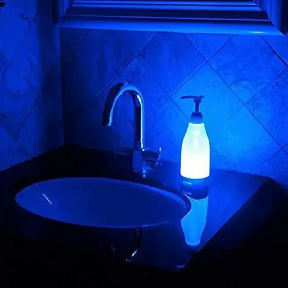 Дозатор для рідкого мила з підсвіткою Soap Bright Nightlight Soap Dispenser 400 мл