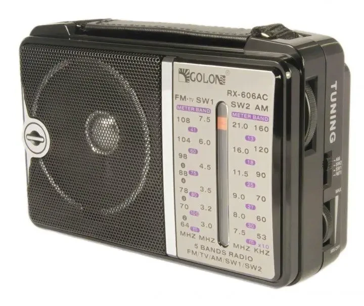 Радиоприемник портативный Golon RX-606AC, черный