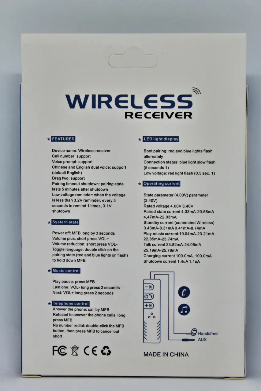 Bluetooth-адаптер для передачи звука B09 Audio Receiver