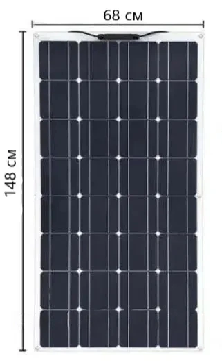 Солнечная панель Solar Board 150W Монокристаллическая панель