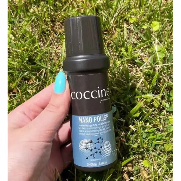 Рідка паста-блиск для шкіри Coccine NANO POLISH чорна 75 мл
