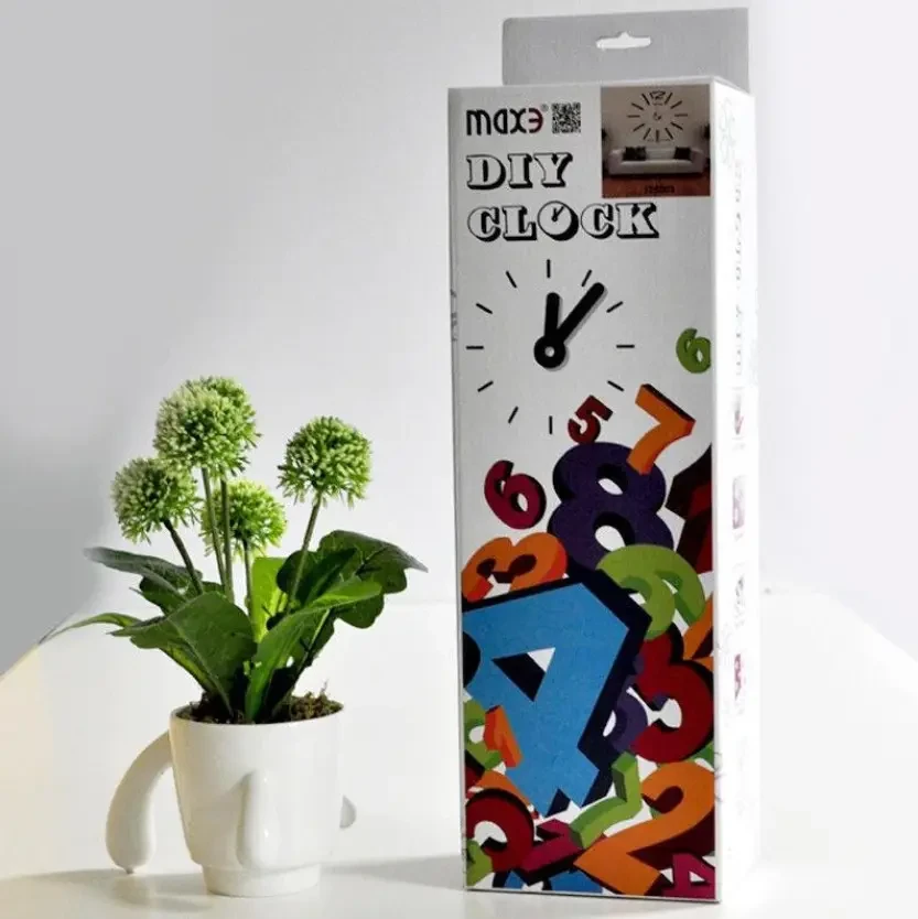 Великий настінний годинник Horloge 3D DIY кварц (Чорний) Безкаркасний годинник на стіну