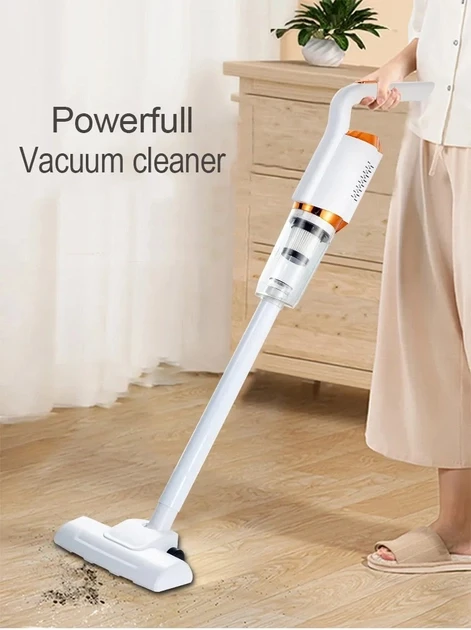 Аккумуляторный пылесос без мешка Vacuum Cleaner 2000mAh 120 Вт беспроводной, вертикальный