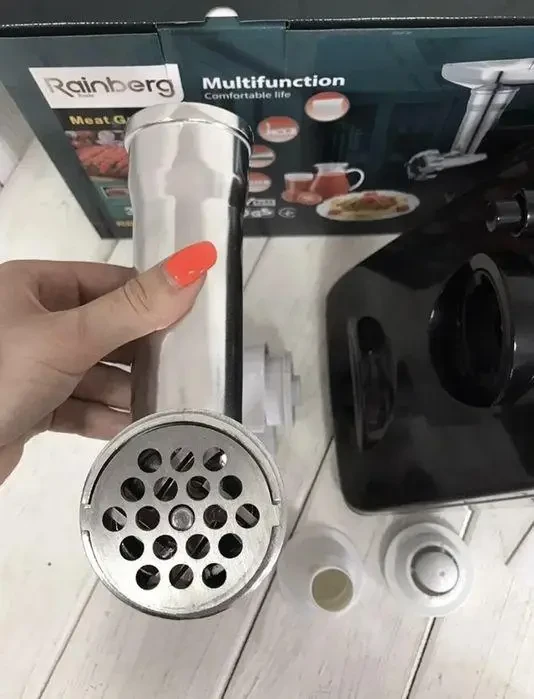 Электрическая мясорубка 4в1 Rainberg RB-676 с соковыжималкой, 3800W