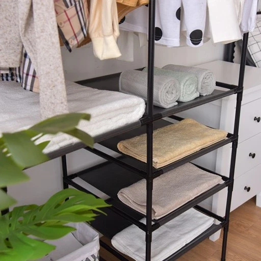 Вешалка для одежды 86/43/173 Simple Coat Rack Double Row / Вешалка с полками