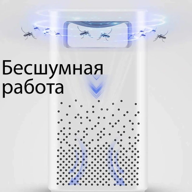 Мухолівка лампа від комарів Adna Mosquito Killer LKS USB-знищувач комах безшумний портативний фумігатор