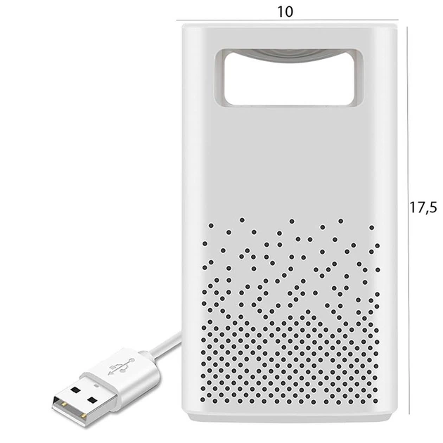 Мухолівка лампа від комарів Adna Mosquito Killer LKS USB-знищувач комах безшумний портативний фумігатор