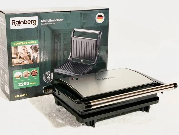 Гриль прижимной Rainberg RB-5411 контактный