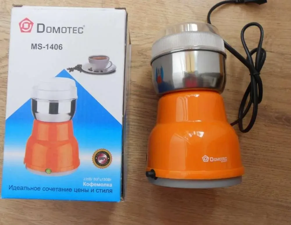 Кофемолка электрическая Domotec MS-1406 220V/150W