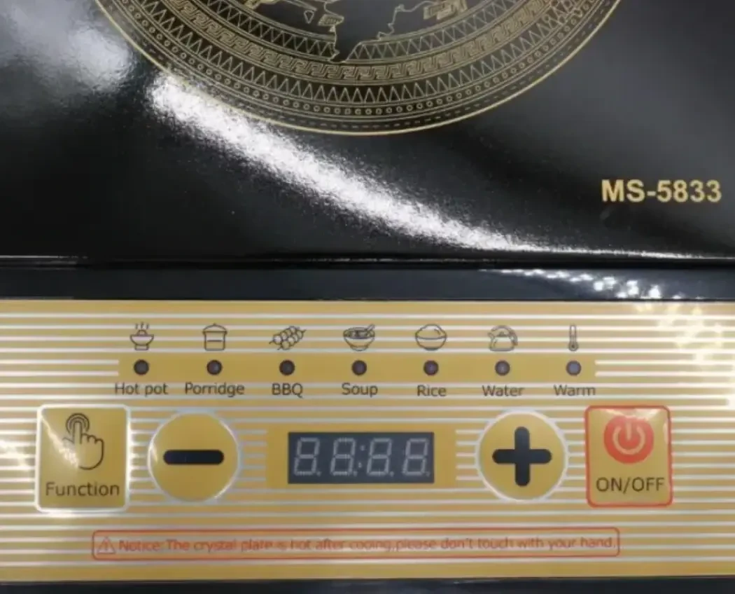 Индукционная плита Domotec MS-5833 Электроплита индукционная 2000 Вт Настольная электрическая плита