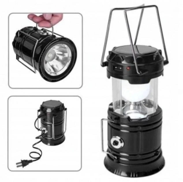 Кемпинговая LED лампа X-BAIL BL-5800 c фонариком и солнечной панелью