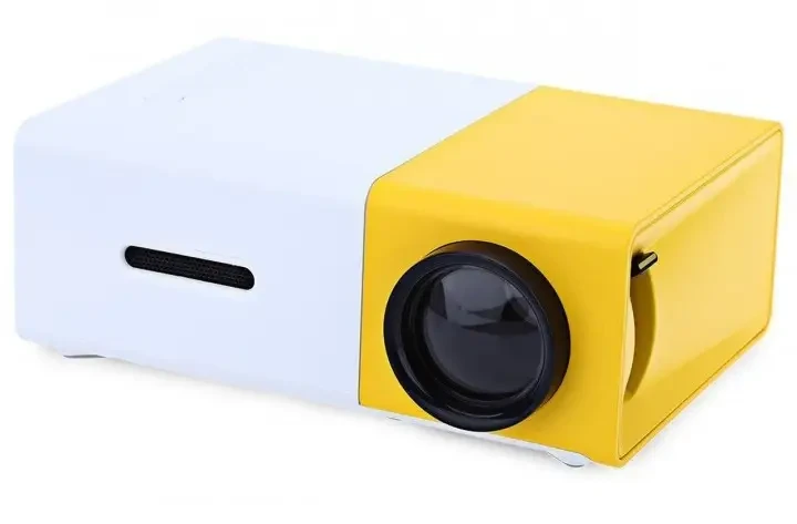 Мультимедийный портативный проектор UKC YG-300 с динамиком White/Yellow