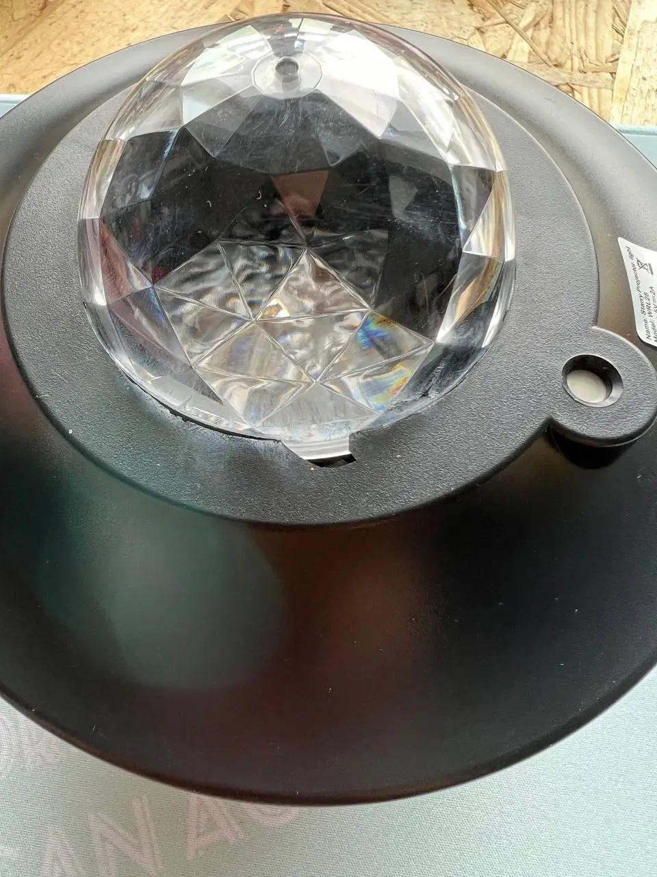 Лампа ночник на поставке Звёздное небо-сфера k790