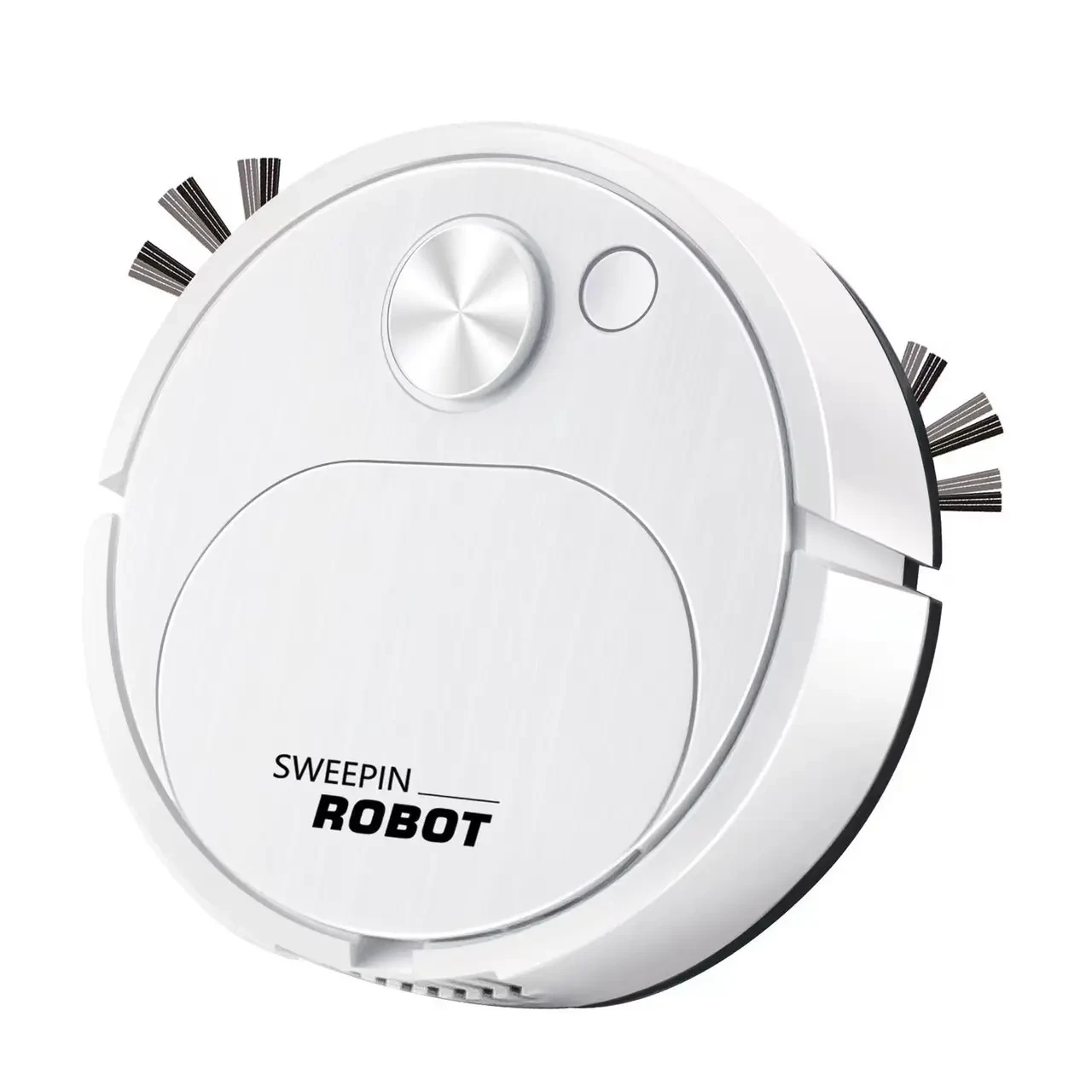 Робот пылесос на аккумуляторе SWEEPING ROBOT мощный Белый