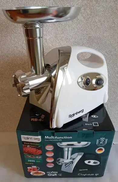 Мясорубка Rainberg RB-675 3800W с соковыжималкой