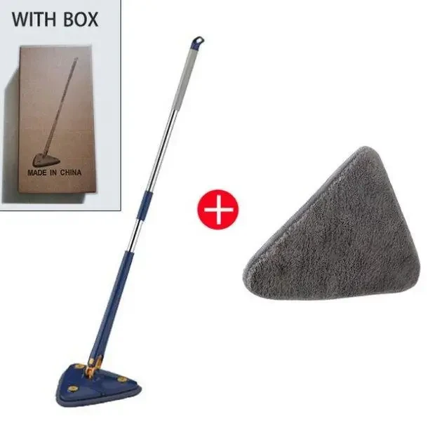 Телескопічна трикутна швабра Multi function Mop MA-89 ⁇ Універсальна швабра ⁇ Швабра стрічка