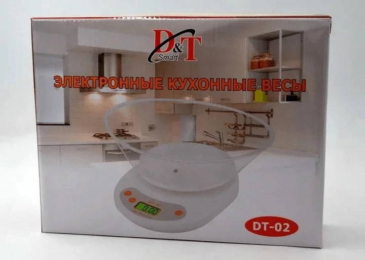Весы кухонные с чашей DT Smart DT-02 белые