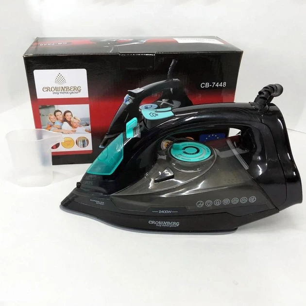 Утюг Crownberg Cb-7448 2200Вт паровой утюг для одежды, хорошие утюги, паровой утюг-очиститель