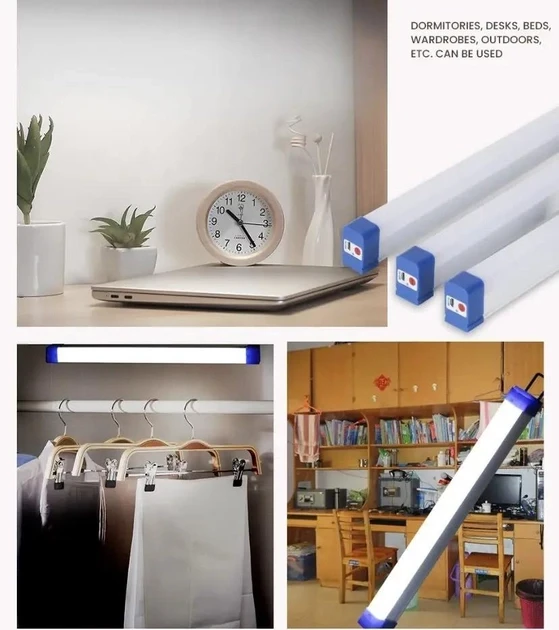 Многофункциональная светодиодная USB LED лампа-ночник на магните 3 режима яркости 52 см Bailong BK-500T