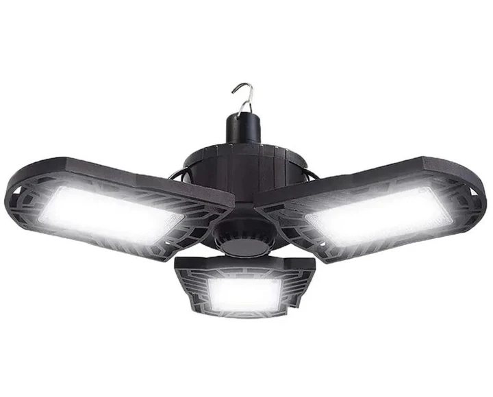 Кемпинговый подвесной фонарь лампа XF-701 (3xCOB) на солнечной батарее + USB (5 режимов)