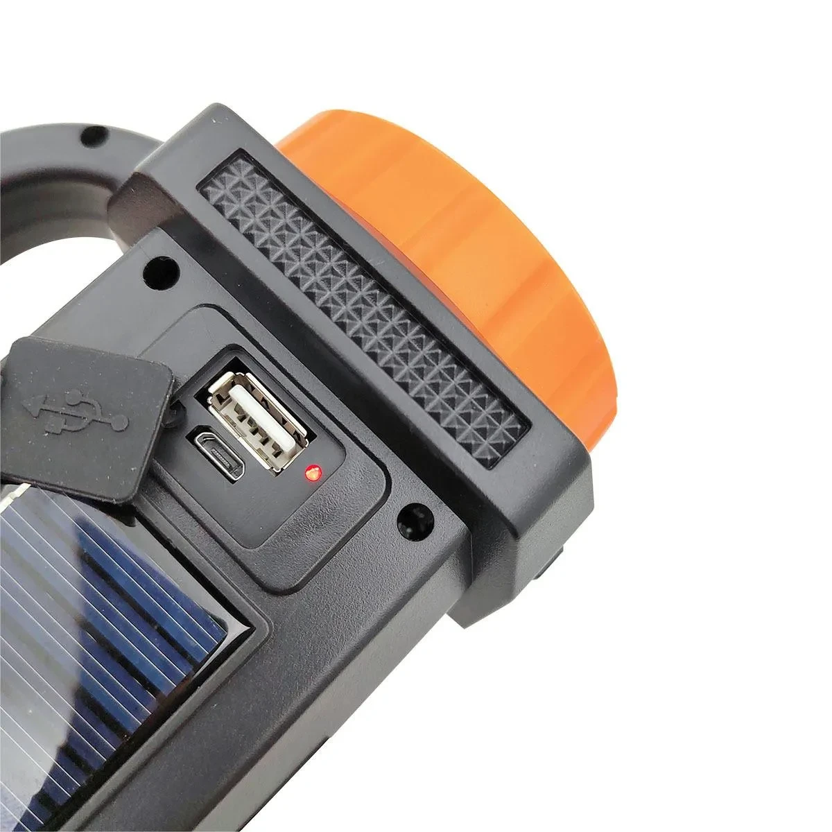 Кемпинговый фонарь MH-828C1 (3W+4xLed+COB) + Power bank + солнечная панель + microUSB