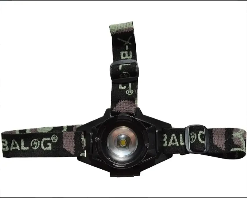 Фонарик налобный BAILONG BL-6908-2 Встроенный аккумулятор из УФ
