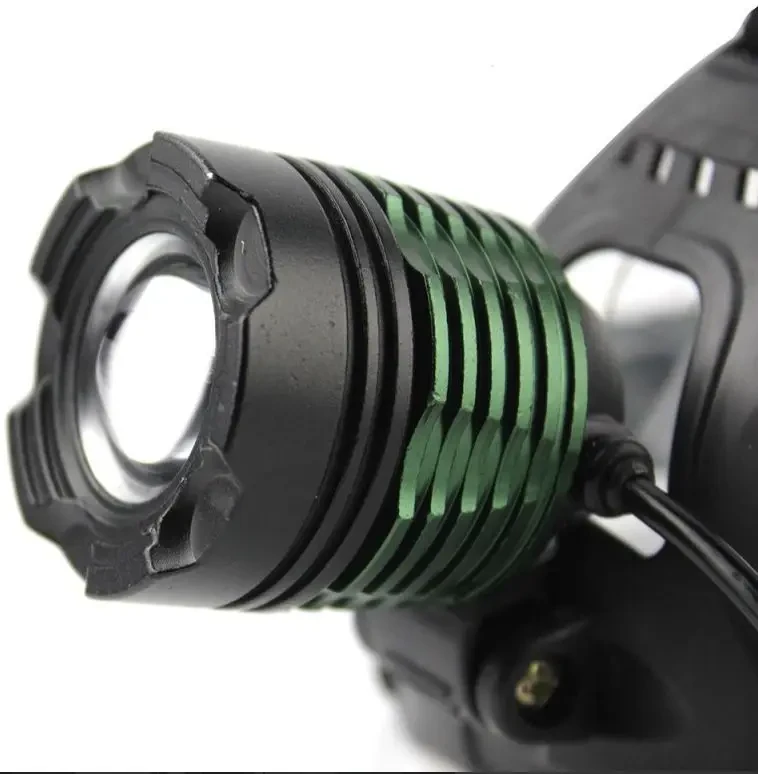 Фонарик налобный BAILONG BL-6908-2 Встроенный аккумулятор из УФ