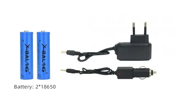 Фонарик налобный аккумуляторный 18650 BAILONG BL-T107-T6