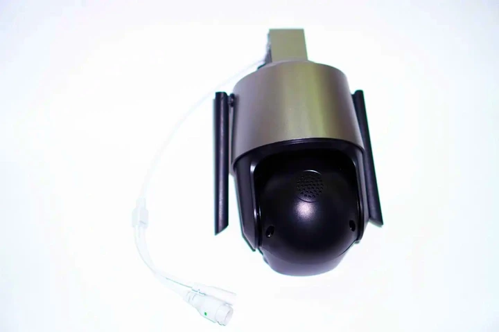 Уличная охранная поворотная WIFI камера Dual Lens Zoom 8MP сирена, зум, iCSee удаленным доступом онлайн