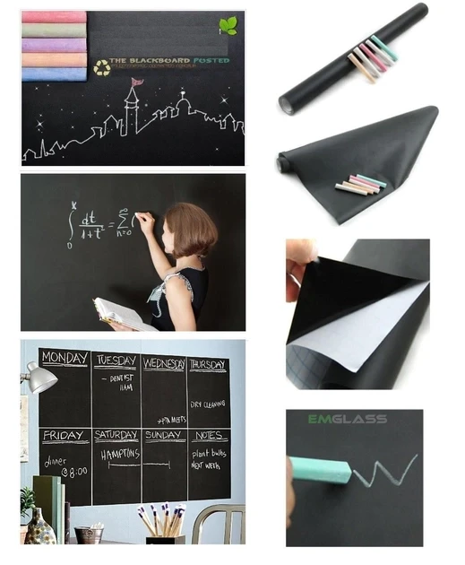 Самоклейна плівка для малювання крейдою Black Board Sticker 60х100 см