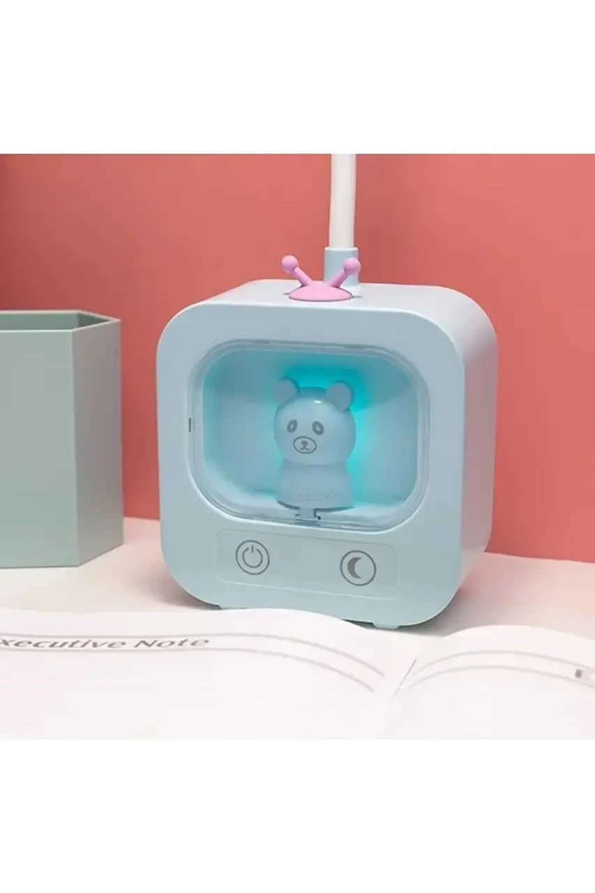 Светодиодная настольная лампа с движущейся головкой и RGB - подсветкой Плюшевого Мишки DIGAD 1943