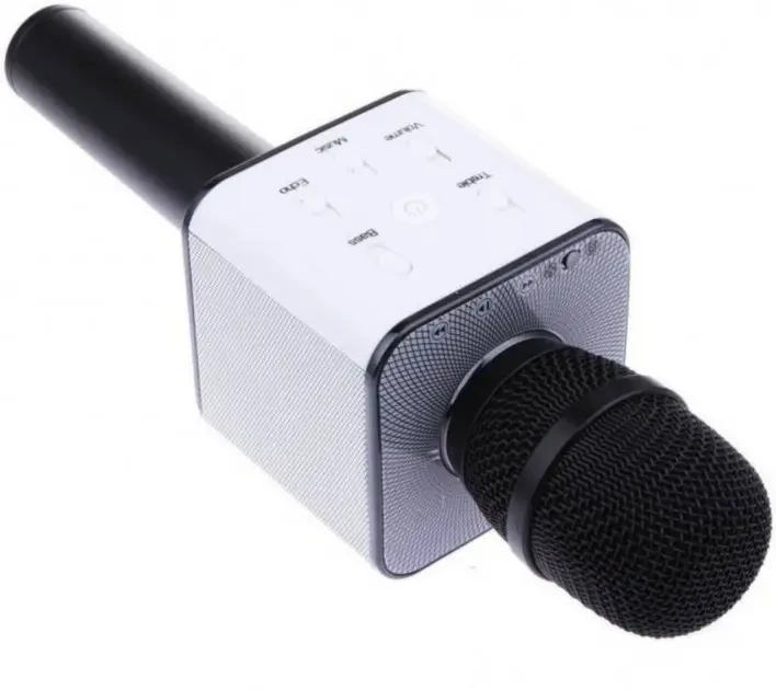 Детский беспроводной микрофон караоке Q7 USB c функцией смены голоса без чехла