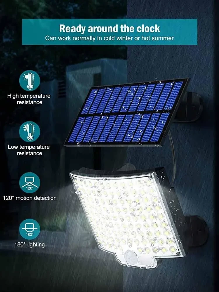 Светильник на солнечной батарее с датчиком движения Solar wall lamp BL-104-SMD