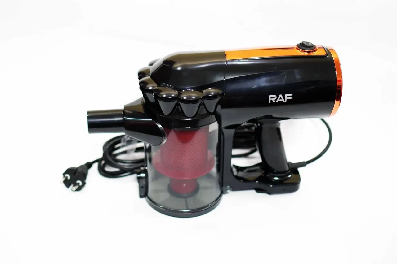 Вертикальный ручной пылесос без мешка колбовый циклонного типа Raf 8672 (600W)
