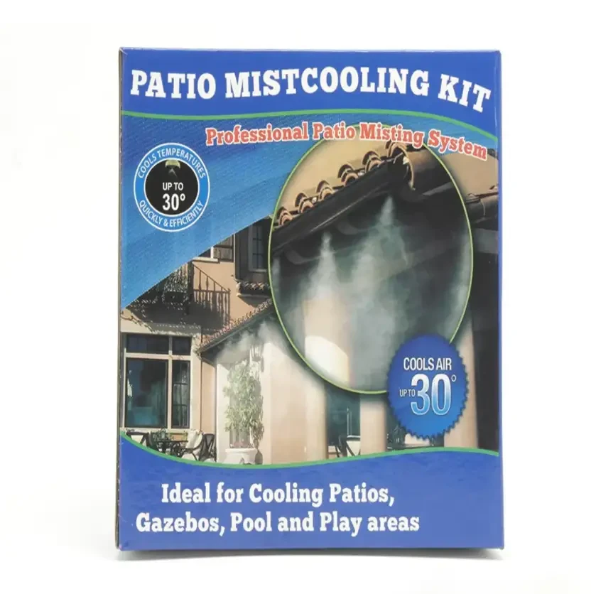 Садовий туманоутворювач для альтанок Patio Mistcooling система розпилювач з 10-метровою системою трубок