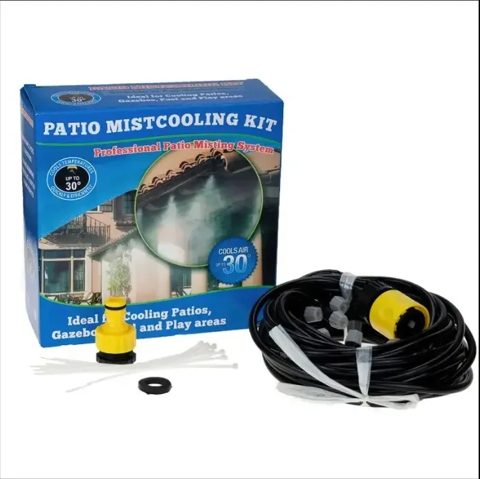 Садовий туманоутворювач для альтанок Patio Mistcooling система розпилювач з 10-метровою системою трубок