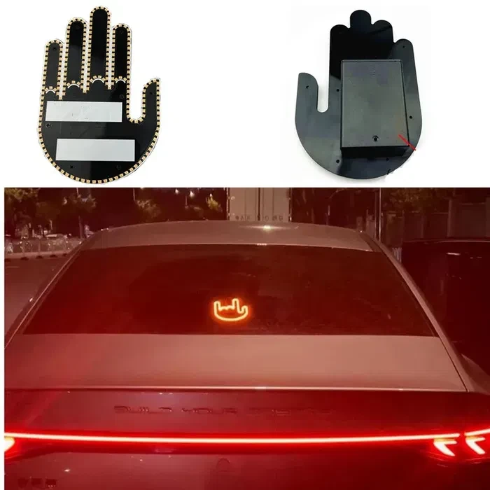 Светодиодная рука LED лампа с жестами для авто Hand Light c пультом управления