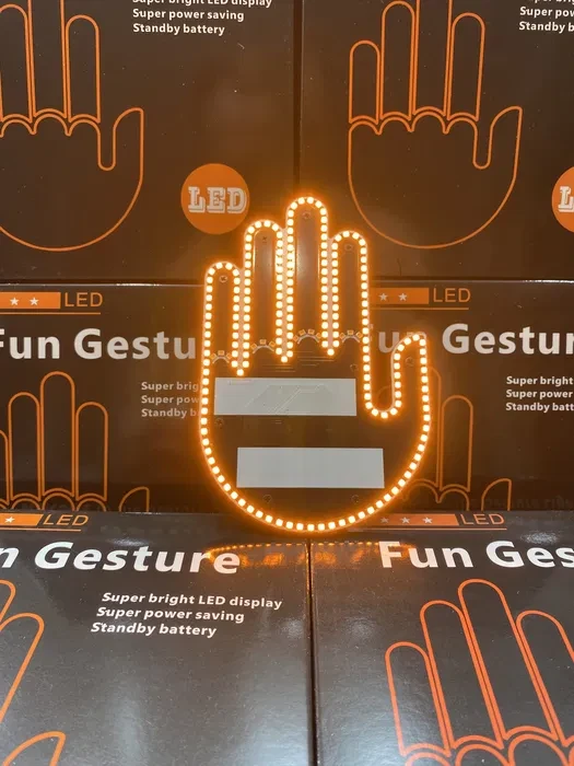Светодиодная рука LED лампа с жестами для авто Hand Light c пультом управления