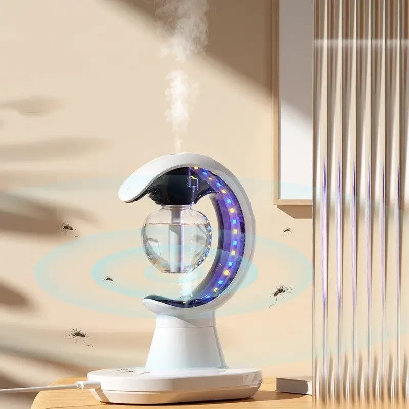 Зволожувач повітря з ловицею від комарів 3в1 Humidifier Mosquito Trap москітна лампа з підсвіткою ONL