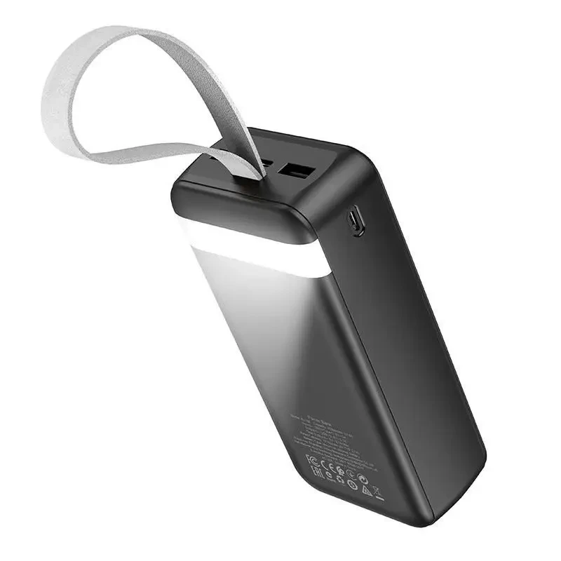 Повербанк BOROFONE J14B-30000 мА·год Power Bank з цифровим дисплеєм, ліхтариком, 2xUSB/type-c/micro usb NXS