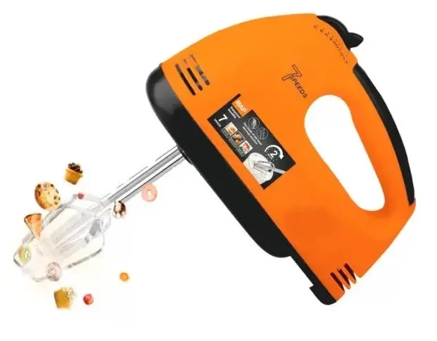 Міксер 7 швидкостей 260 Вт 2 віночки; 2 крюка для теста DOMOTEC R6633O