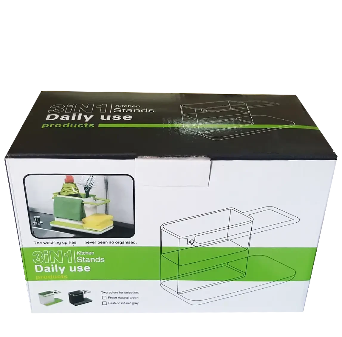 Органайзер на раковину для моющих средств 3in1 Daily Use для щеток, губок, мыла и полотенец