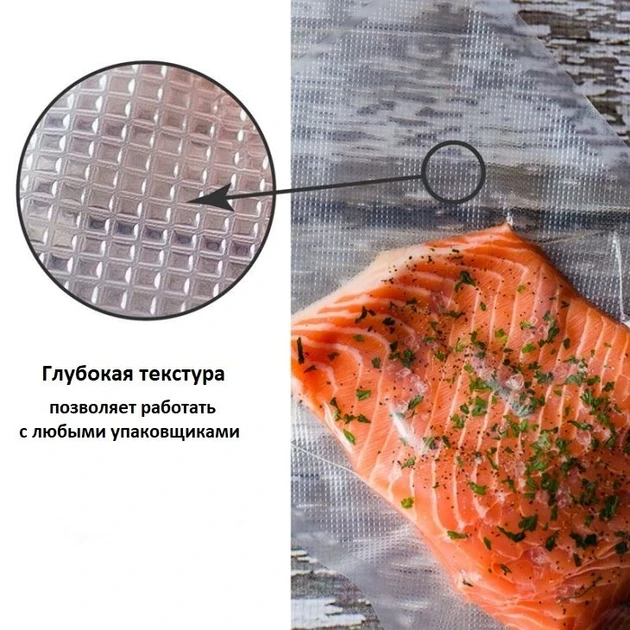 Вакуумні пакети гофровані в рулоні Besser Vacuum 25x500 см.